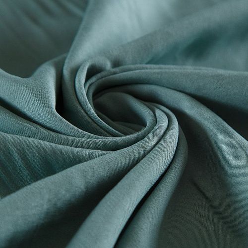 Штапель 069-17589 серо-бирюзовый однотонный