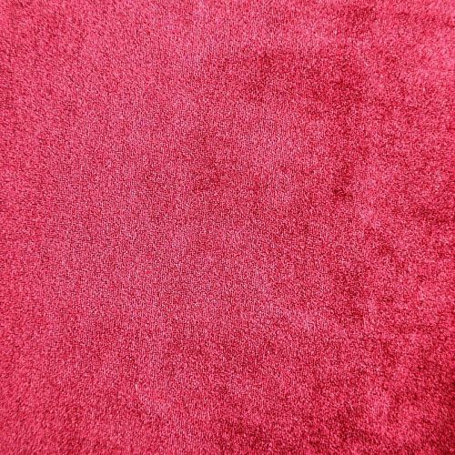 Бархат-лайкра К25-650 темно-красный однотонный