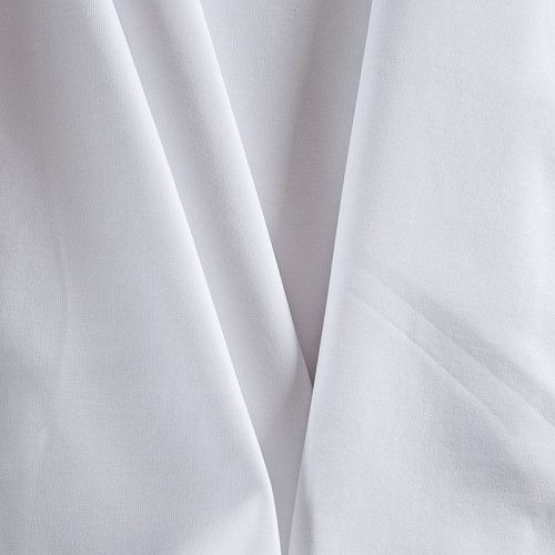 Трикотаж 056-15746 белый однотонный