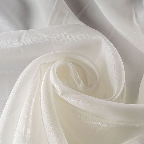 Органза К36-263 молочный однотонный