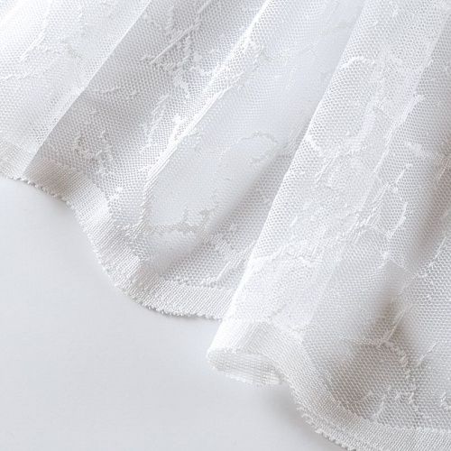 Тюль жаккардовый h-280 см 02-01-04705 белый однотонный