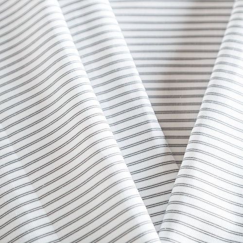 Хлопок рубашечный К14-619 белый принтованный