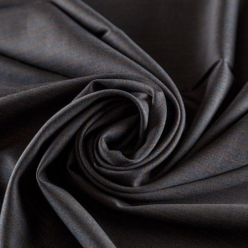 Ткань костюмная К22-208 серый принтованный