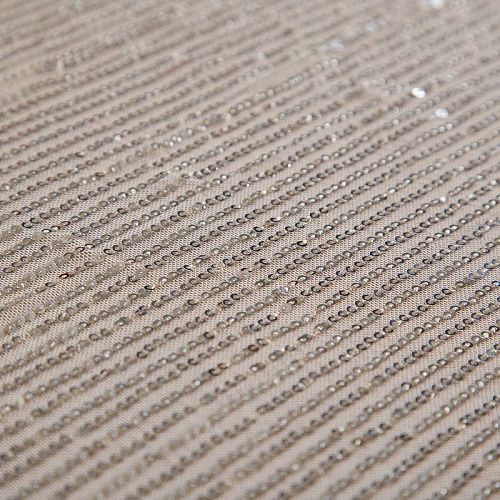 Пайетки на сетке 055-17906 телесный