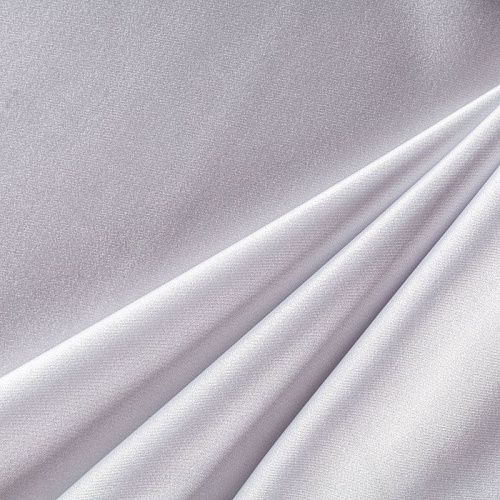 Шелк синтетический стрейч К1-386 серебристо-серый однотонный