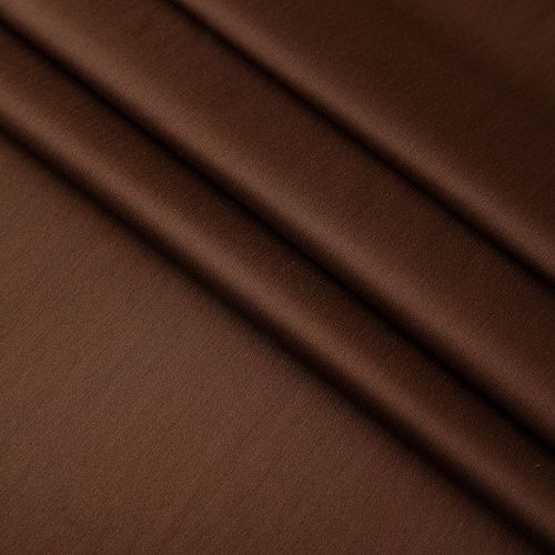 Поплин стрейч 063-20010 шоколадный однотонный