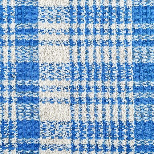 Твид 052-06271 бело-голубой