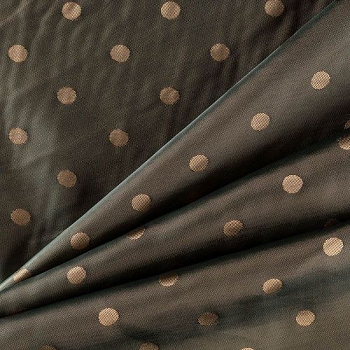 Ткань подкладочная К33-721 серо-зеленый жаккардовый