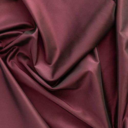 Ткань портьерная тафта h-295 см Т263-02-83 винный однотонный