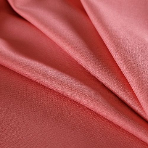 Креп стрейч 026-17242 креветка однотонный