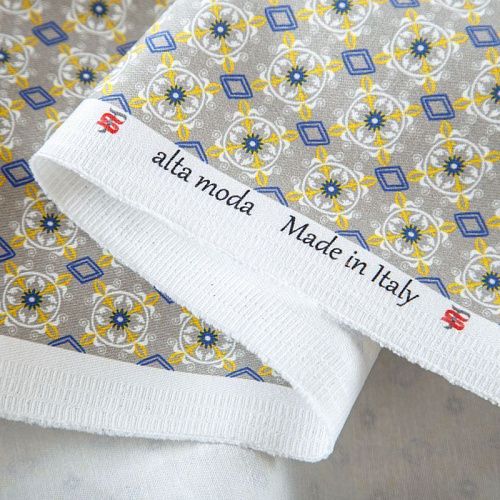 Джинс 015-07885 светло-серый принтованный