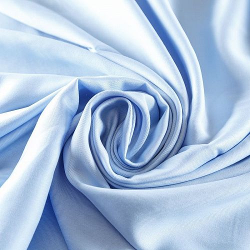 Твил-тенсел 053-09682 голубой однотонный