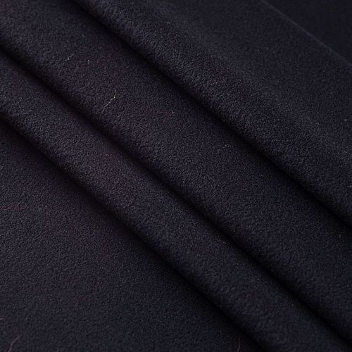 Ткань пальтовая 040-20144 черный однотонный