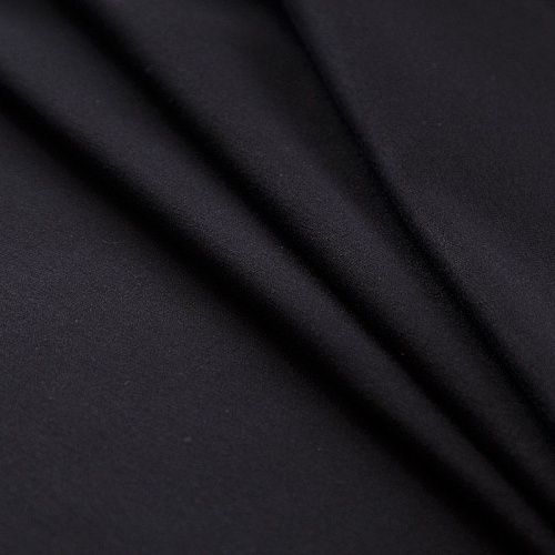 Трикотаж 056-17117 черный однотонный