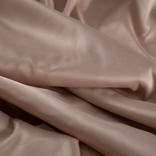 Ткань подкладочная стрейч 045-20160 холодный бежевый однотонный