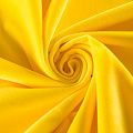 Бархат 002-11881 ярко-желтый однотонный