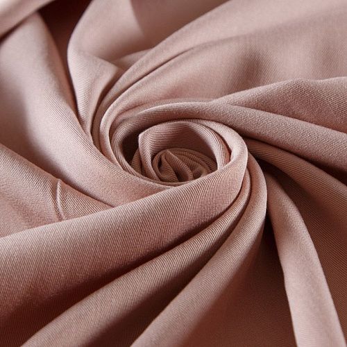 Твил-штапель 069-13114 розовато-пудровый однотонный