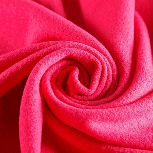 Букле 006-06417 малиновый однотонный