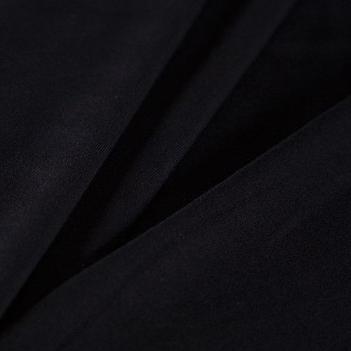 Трикотаж 056-15570 черный однотонный