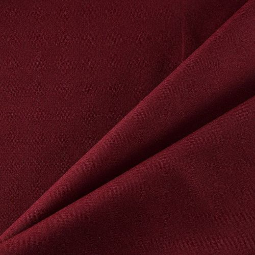 Ткань портьерная негорючая габардин 16-02-13732 бордовый однотонный