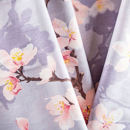 Поплин ш.220 см 063-03533 серый принтованный