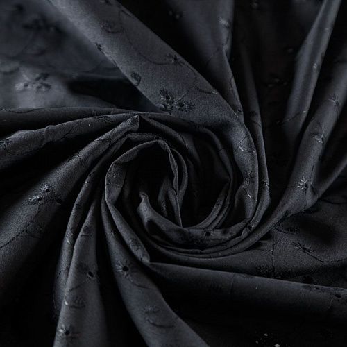 Шитье 067-08101 черный однотонный