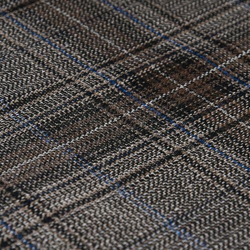 Ткань костюмная 025-11802 серый принтованный