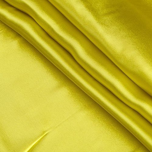 Вискоза атласная 009-16514 лимонно-желтый однотонный