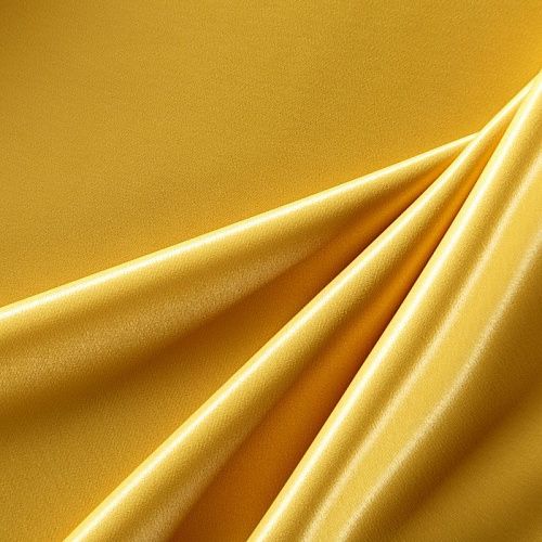 Сатин 001-06644 золотисто-желтый однотонный