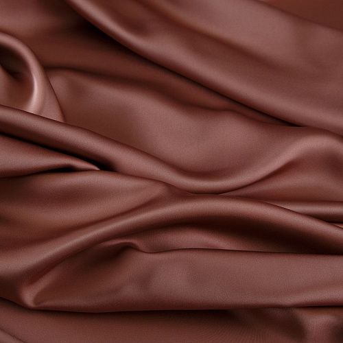 Сатин 001-17813 розовато-карамельный однотонный