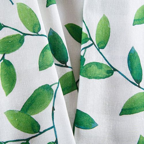 Лен-вискоза 035-13091 белый принтованный