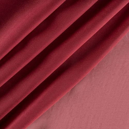Шифон К33-895 вишневый однотонный