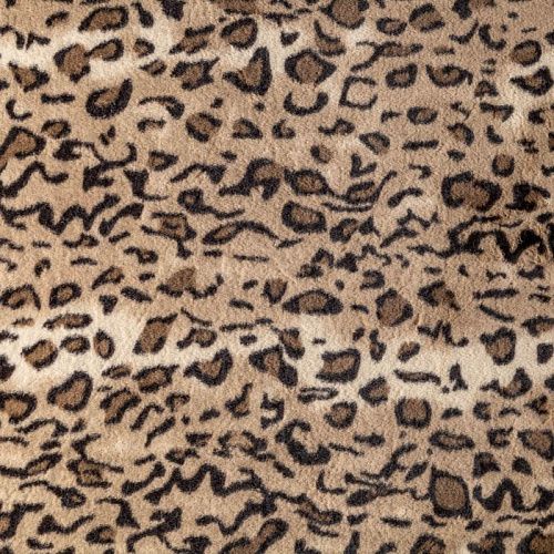 Мех искусственный К26-514 бежевый принтованный