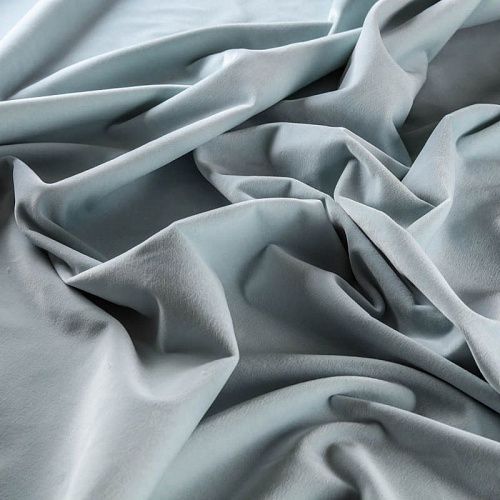 Бархат К32-336 снежная мята однотонный