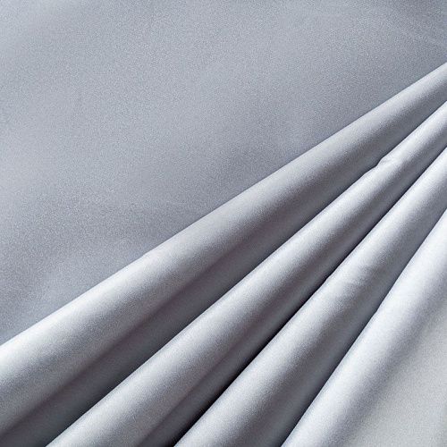 Ткань плащевая К33-607 серо-стальной однотонный