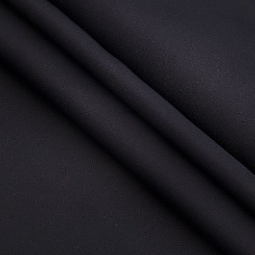 Креп 026-18683 черный однотонный