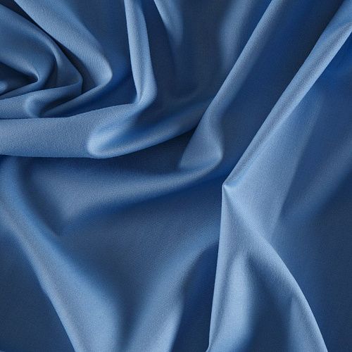 Ткань костюмная стрейч 025-15240 небесно-голубой однотонный