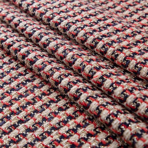 Твид с люрексом Gucci 052-19635 молочный мультиколор