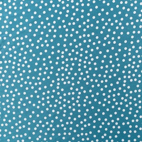 Шелк синтетический 065-01314 темно-бирюзовый принтованный