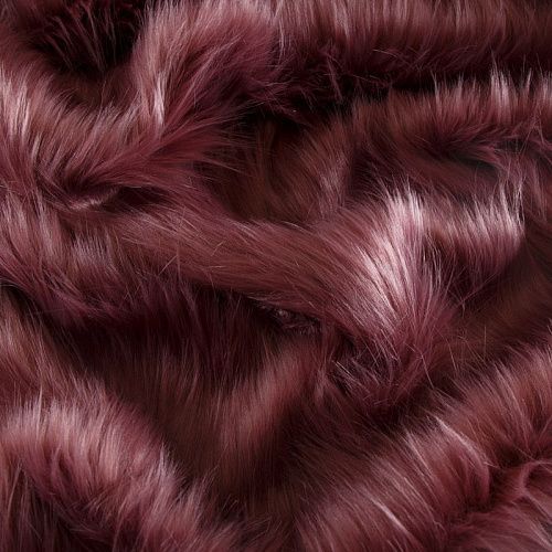 Мех искусственный 037-14624 розовый антик