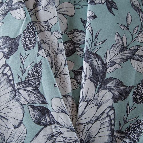 Бязь премиум ш.220 см 007-13838 шалфейный принтованный