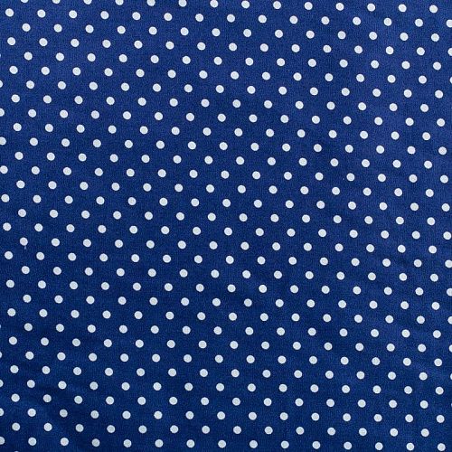 Хлопок 063-01699 синий принтованный