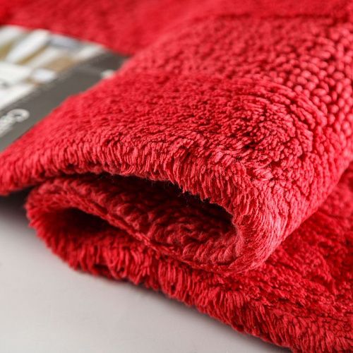 Коврик для ванной комнаты 60х60 см CAWO UNI 1000-280 вишневый