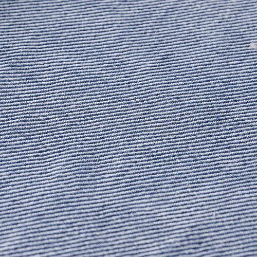 Лен натуральный 035-11701 голубой деним