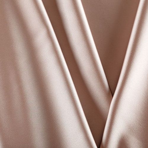 Сатин стрейч 001-07806 пудровый однотонный