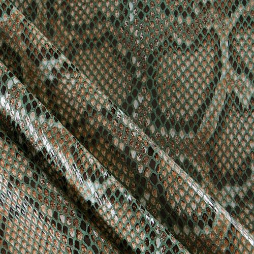 Экокожа на трикотажной основе 070-12011 зеленый