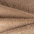 Мех искусственный К30-284 бежевый однотонный