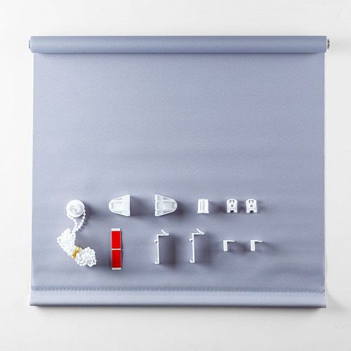 Штора рулонная PLAIN 70х150 см 6531427 серый