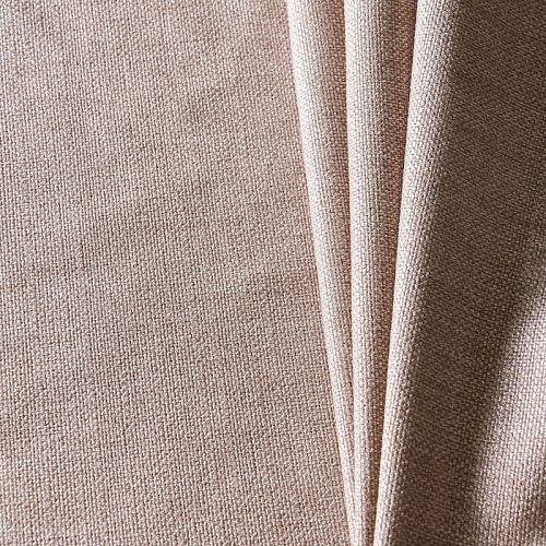 Ткань портьерная лен h-300 см 05-02-11498 бежевый однотонный