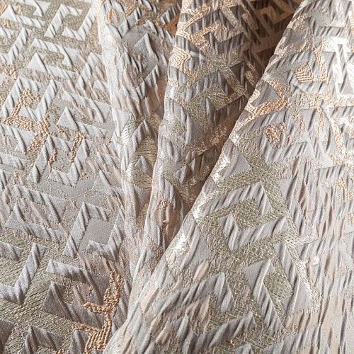 Ткань портьерная жаккард h-280 см 02-02-01632 серебристо-серый